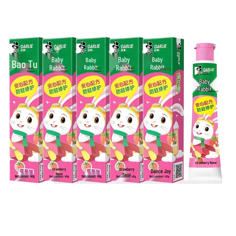 

Darlie Baby Rabbit Kids Strawberry Fluoride Toothpaste