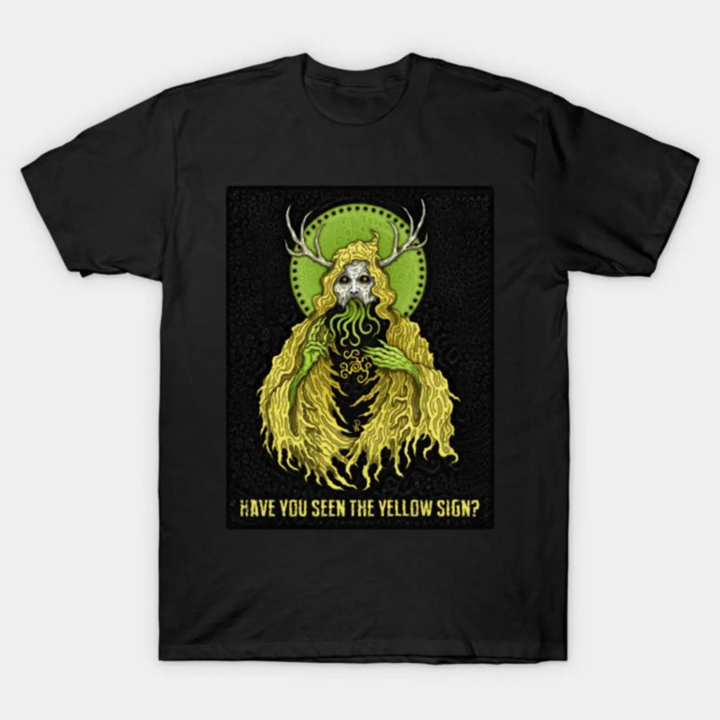 Yellow Sign Azhmodai 2019 T Shirt Vintage Stylish Unisex Soft Top For Everyday Wear Homme Breathable Fashion Slightly