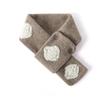 Women's 100% Pure Cashmere Neck Warmer - Versatile Knit with Buttons for Autumn & Winter