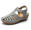 New Retro Summer Wedge Heel Closed-Toe Sandals for Women