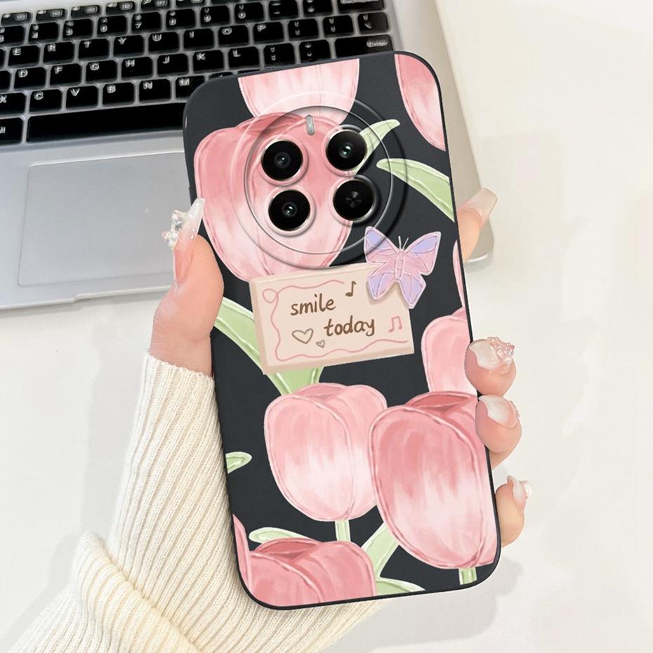 2025 New For Realme 12 Pro+ 12Pro 5G Lens Protective Phone Case For Realme 12 Pro Plus 5G Cute Pattern Soft Silicone Cases