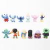 12pcs/set Stitch Scrump Lilo 5-7cm PVC Anime Figure Cartoon Characters Collectible Model Toys for Kids