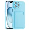 For iPhone 16 Pro Max Case Flexible TPU Phone Cover with Back Card Slot