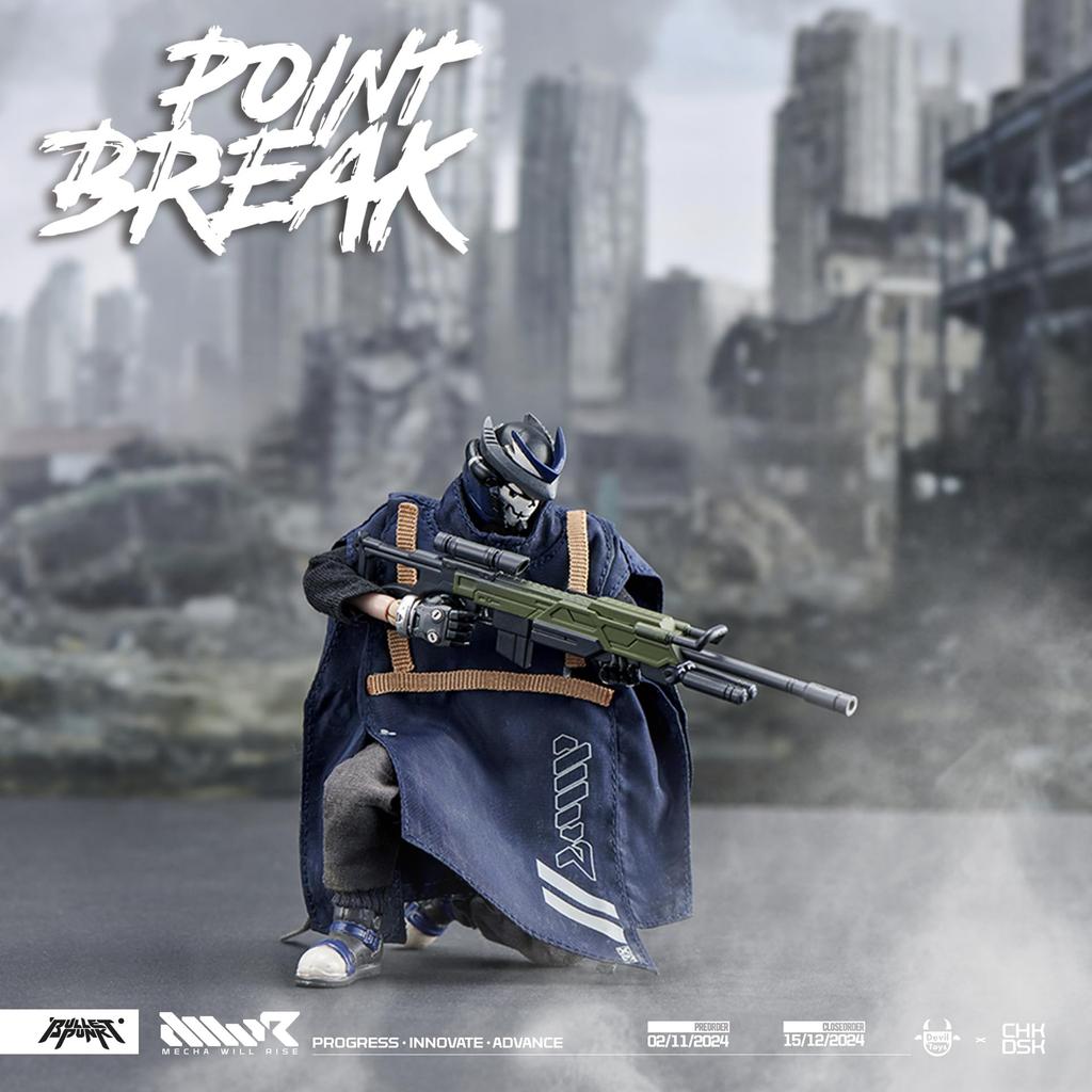 Carbine Break Scale Action PVC fully assembled action figure (Point Version) 112 Figure, 1/12 scale, & ABS, pre-painted,
