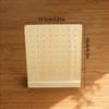 72 Holes Wooden Earrings Display Stand Desktop Ear Stud Dangle Earring Holder Jewelry Storage Rack Counter Showcase Prop