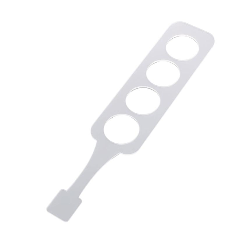 Acrylic Wine Flight Router Template Clear Serving Tray Molds Professional Acrylic Template for Beer Whiskey Glasses