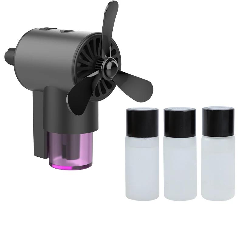 

Car Air Freshener smart Aroma Diffuser Air Vent Essential Oil Mist Humidifier 5V USB Power By Fragrance Aromatherapy чорний