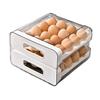 Egg Storage Container Fridge Organizer Drawer Style Kitchen Fresh Keeping Box Food Grade for Eggs