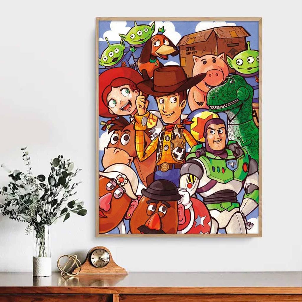 DIY Diamond Painting Cute Cartoon Characters Cross Stitch Kit Mosaic Art Diamond Painting Full Circle Diamond Home Decoration