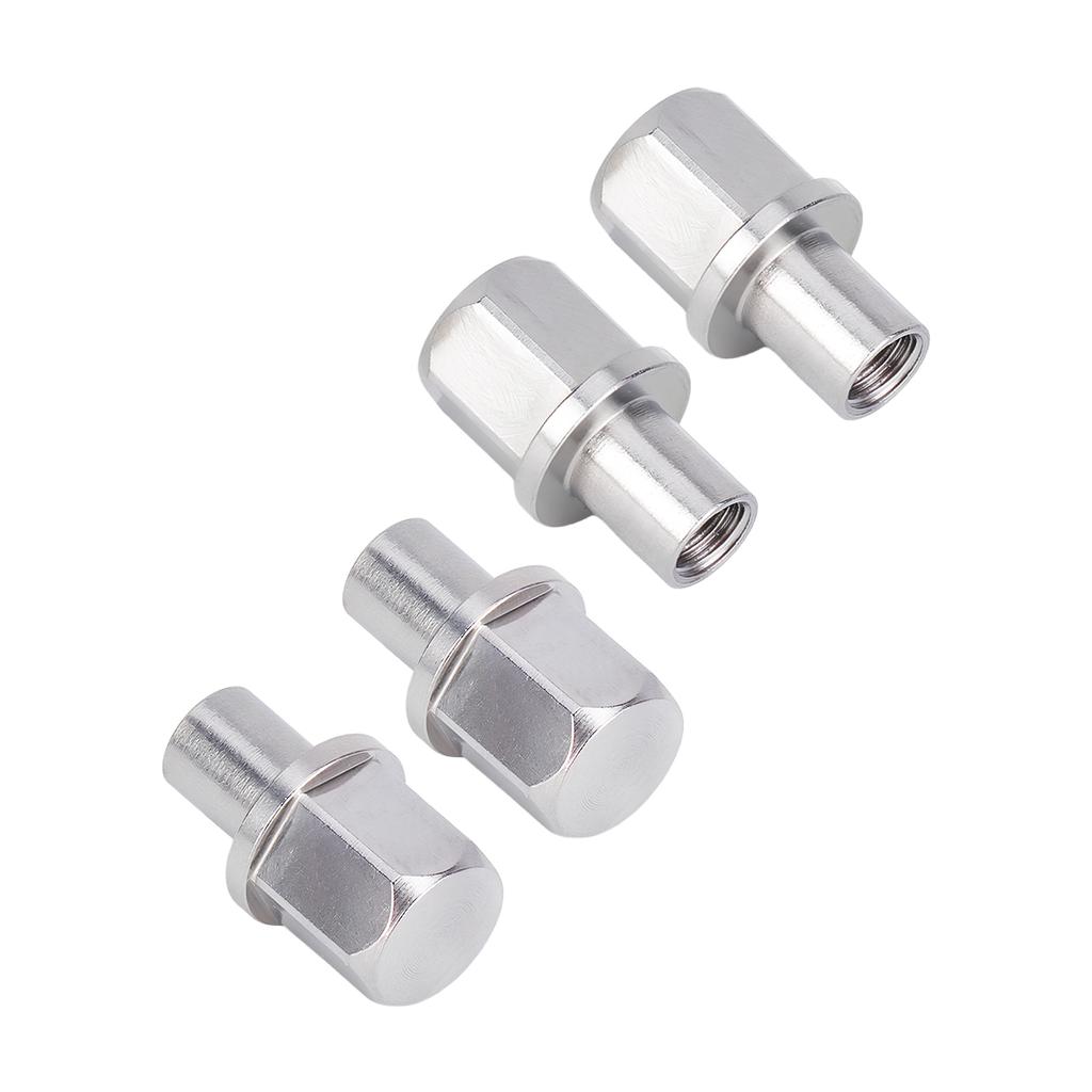 4PCS 12mm Hex Wheel Hub Drive Adaptor Extension Column Metal Nut 12/15/17/20/25mm for 1/10 RC Crawler Axial SCX10 TRX4