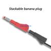31GJ Retractable 4mm Banana Plug Test Leads Cables for Multimeters Flexible Probes