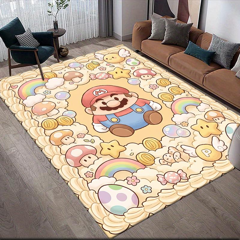 Mario Retro Pixel Area Rug, Mario Fan Soft Carpet, Perfect Gift.chl 60x90cm
