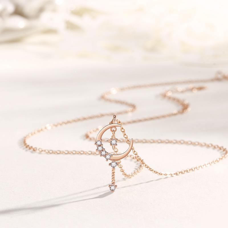 Sailor Moondrop Magic Wand Necklace Women's Light Luxury Temperament Niche High-end Pendant Accessories