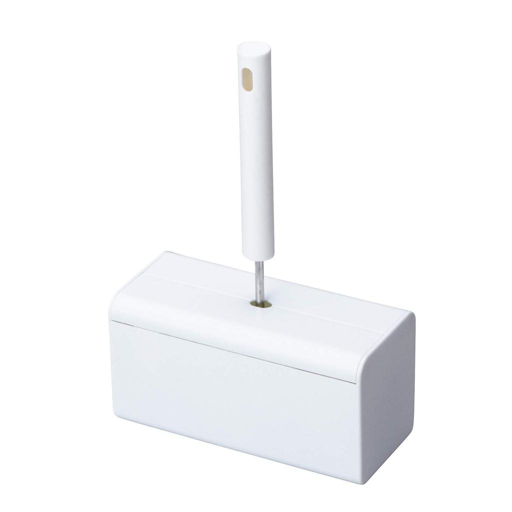 LEC Gekiochikun Handy Sticky Cleaner Standing Case Hybrid Adhesive Carpet White (Quick Open/Close Included), Cleaner, Manual,