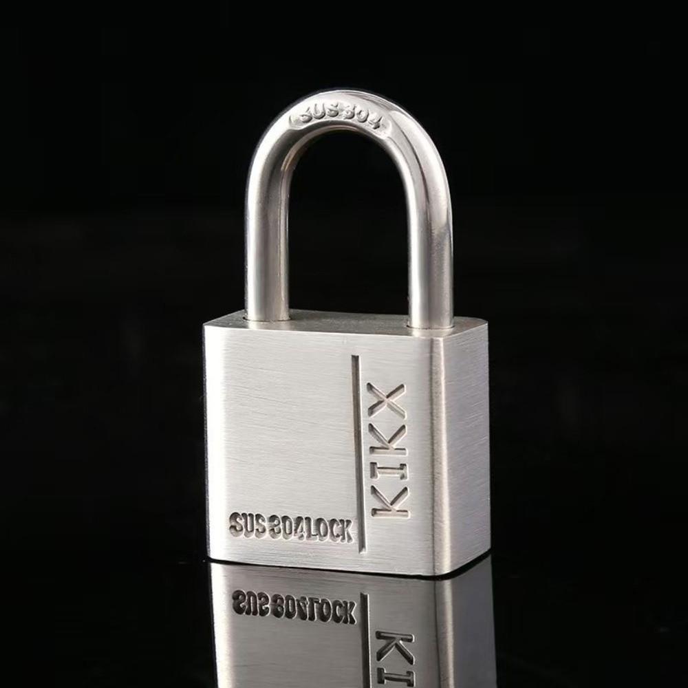 304 Stainless Steel Dormitory Cabinet Padlock Anti-theft Waterproof Suitcase Security Lock Secure