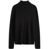 Calvin Klein Autumn Winter Casual Minimalist Embroidered Comfortable Cotton Knit Sweater Men Sweater Space-Black ZM02513-BEH