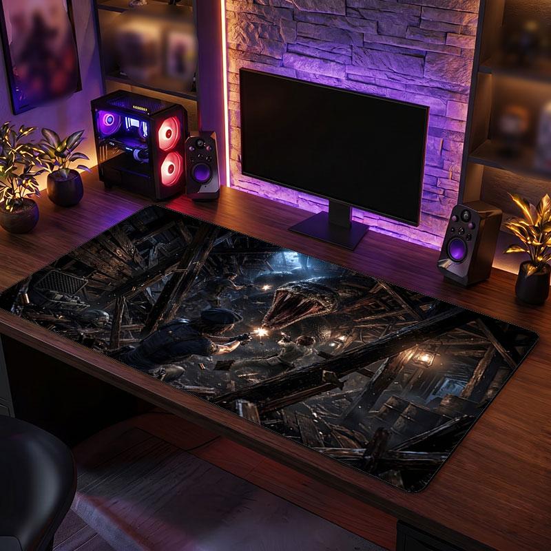 Big Mouse PadResident Evil Extended Soft Desk Mat Gaming Office Computer Table Decor Mat