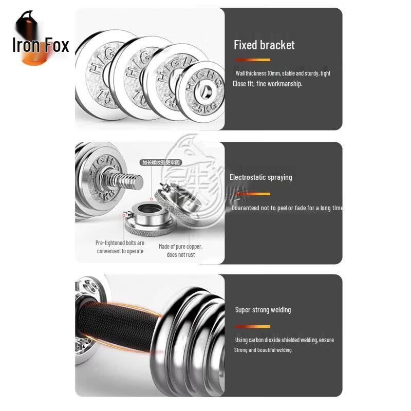 Iron Fox Electroplated Barbell