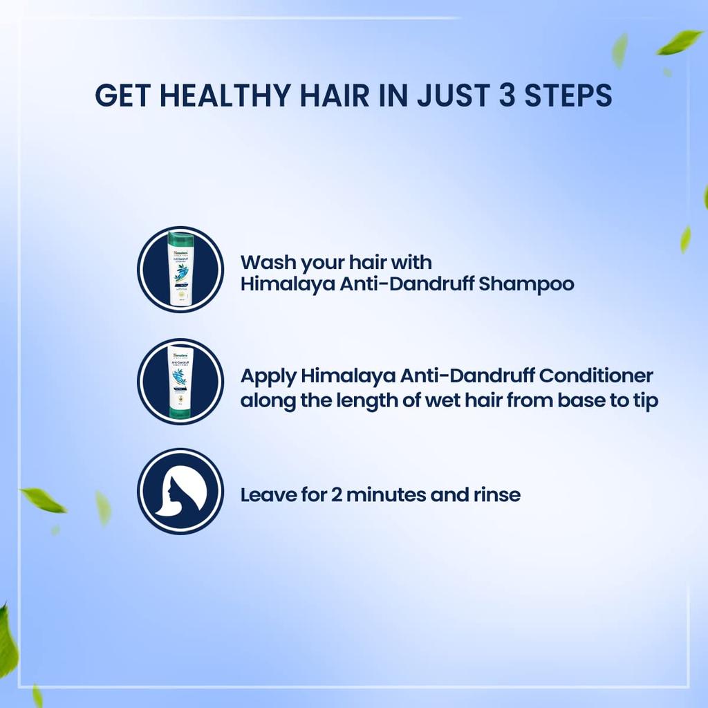 Himalaya Anti Dandruff Conditioner 100ml For Men And Women Fights And Prevents Dandruff Soothes Scalp Softens Hair Nourishes And Adds Shine