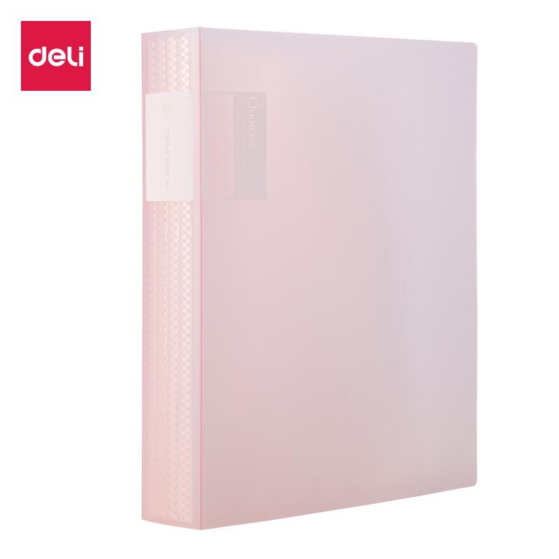 Deli 72458 A4 Transparent Multi-Page File Folder with Dividers