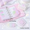 Kawaii Double-Sided Acrylic Paper Clips Strawberry & Dessert Page Holders Journal Clips Portable Acrylic Clips