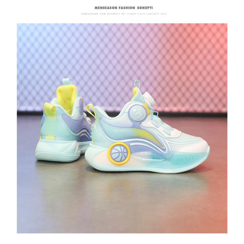 Boys' Sneakers Children' Outdoor Training Shoes Lace-free Running Shoes for Children