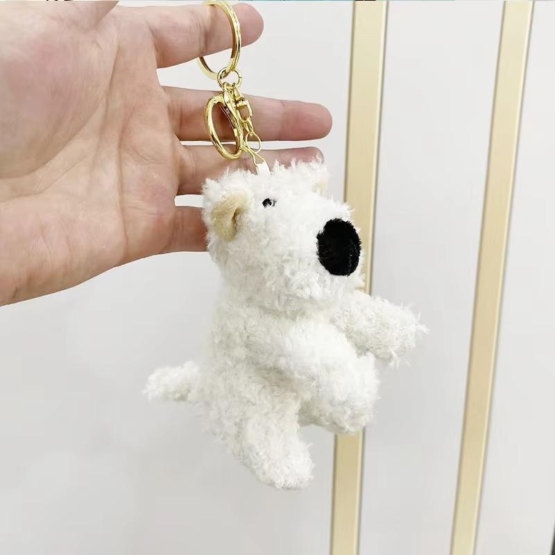 Plüsch-Schlüsselanhänger 1 Stück Mini-Anhänger Plüsch-Mädchenpuppe mit Schlüsselanhänger Tierspielzeug Taschen hängende Dekoration Geburtstagsgeschenk Kleine Puppen