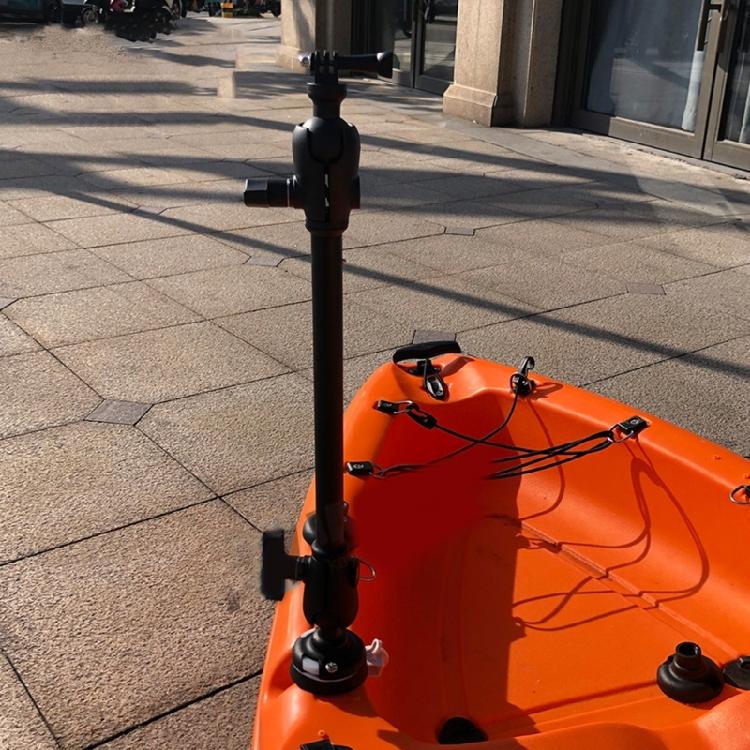 Kayak Camera Mount Mounting Stand Kayak Boats Accessory Adjustable Camera Mount Base Safety Camera Holder with Long Arm