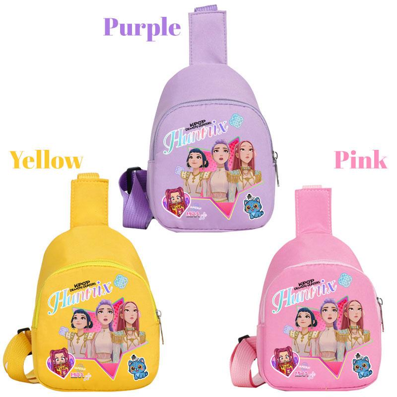 For kpop Shoulder Backpack Chest Bag K-pop Diagonal Cartoon Student Classic Lightweight Girly Gift Storage travel crossbody bag