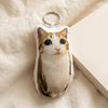 Portachiavi Peluche Attivato dalla Voce Gatto Miao Ciondolo Animale di Peluche Parlante Carino per Borse Zaini Regalo Divertente per Bambini Studenti