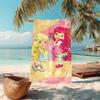 1Pc Strawberry Shortcake Fantasy Beach Towel Microfiber Beach Towel Thin Absorbent For Beach Swimming Yoga Bath Sports 0917251