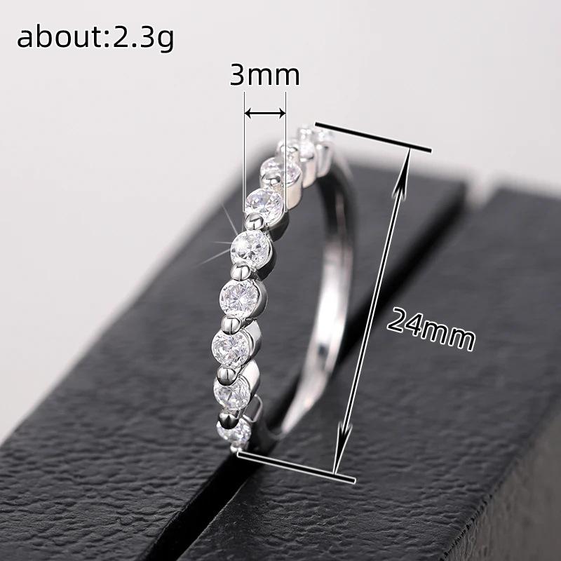 Trendy diamond ring, classic minimalist trendy fashion ring, Korean style stylish tail ring