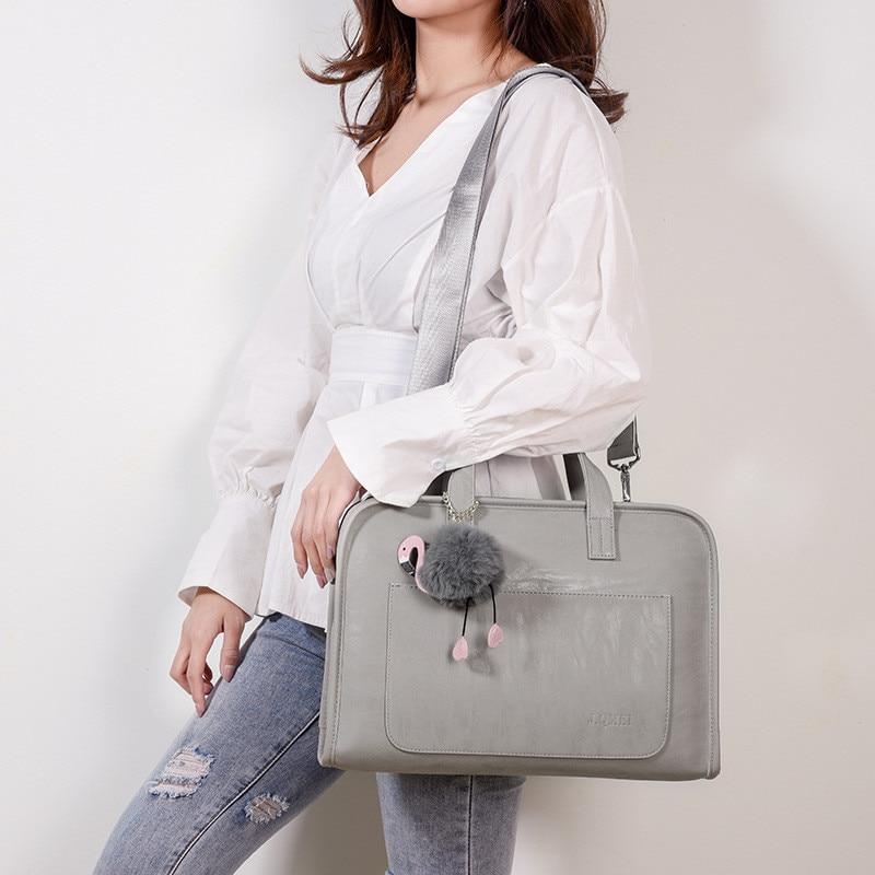 PU Cuero Mujer Laptop Bolsas Notebook Estuche de Transporte Maletín 14-15.6  pulgadas Maletín de Mujer Laptop Bolso de Mano Mujer Totes comprar a buen  precio — entrega gratuita, reseñas reales con fotos — Joom
