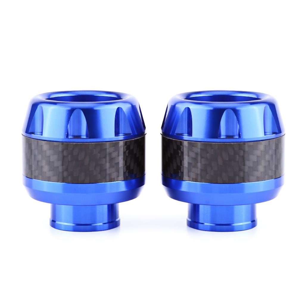 1 Pair of Carbon Motorcycle Front Fork Frame Sliders Crash