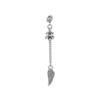 Neutral Style Stainless Steel Earrings Personalized Tassel Wing Earrings Earring Accessories Men and Women Pierced Ear Clips