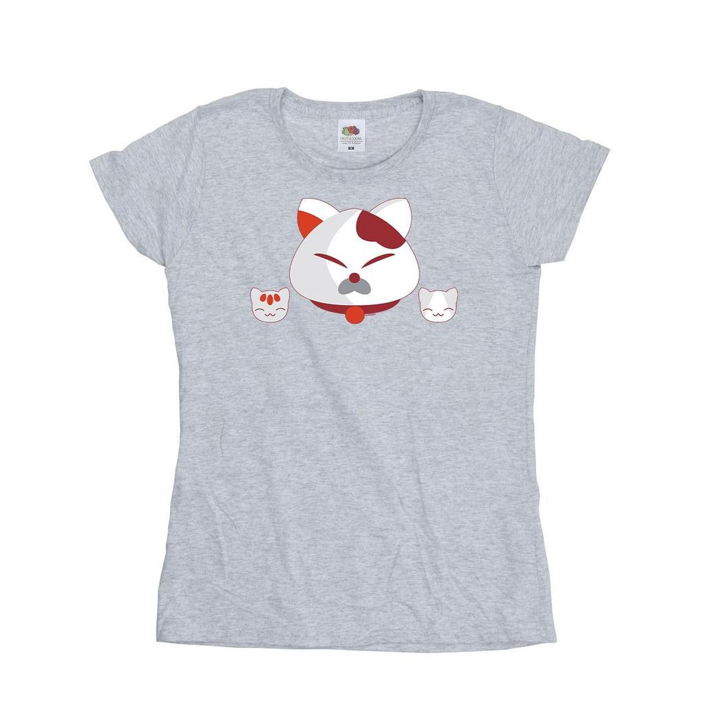 Disney Womens/Ladies Big Hero 6 Baymax Kitten Heads Cotton T-Shirt