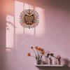 Colorful Mandala Owl Wind Chime for Outdoor Garden Patio Decor Weatherproof 2D Rotating Hanging Art with 360 Degree Hook Holiday Gift