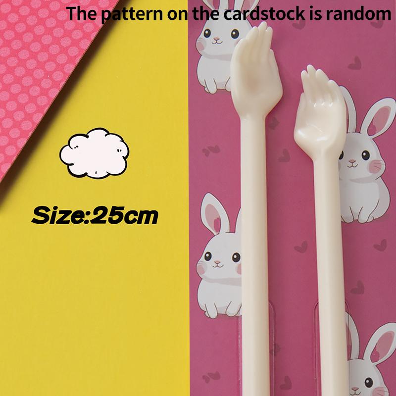 

Palm Chopsticks For Dining Non-Slip Grip Chopstick Cat Paw Chopsticks for Enjoying Meals Learning Training Tools Kitchen Supply