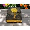 Tree of Life Leather Journal | Handmade Spell Book Grimoire