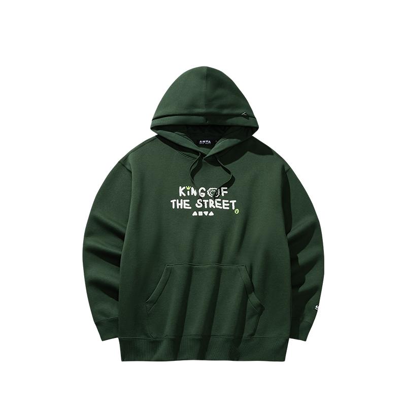 

Anta Повседневный худи свободного кроя с модными надписями, унисекс, 172548701N-2 XL