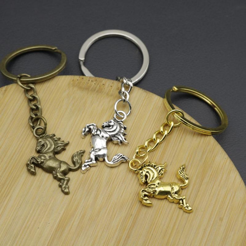 1Pc Sporty Western Cowboy Hat Boots Horse Keychain Men'S Key Chain Bag Pendant Charm Key Ring