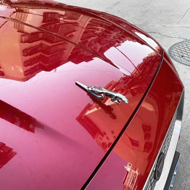 Car Metal Front Hood Emblem Badge Bonnet Car Accessories for Jaguar XF XJ XE XK F-Type X-Type F-Pace I-Pace E-Pace XKR XFL XJS N4