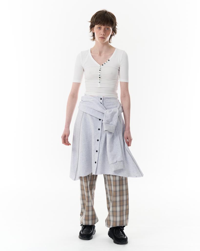 PAHISUM Check Easy Pants_Beige