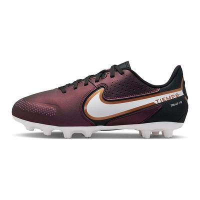 Tiempo Legend 9 Academy HG Slipvast Slijtvast Lage Voetbalschoenen Fuxia Kinderen's DR6067-510