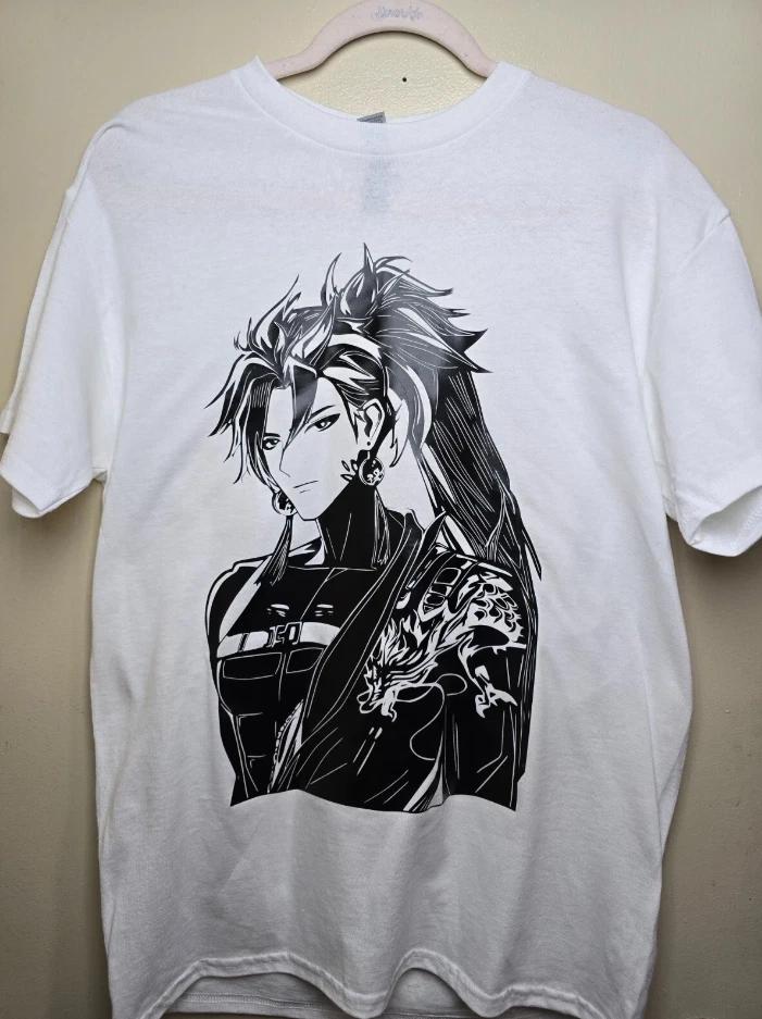 

Jiyan Wuthering Waves T-Shirt, Casual Graphic Tee for Anime Fans S