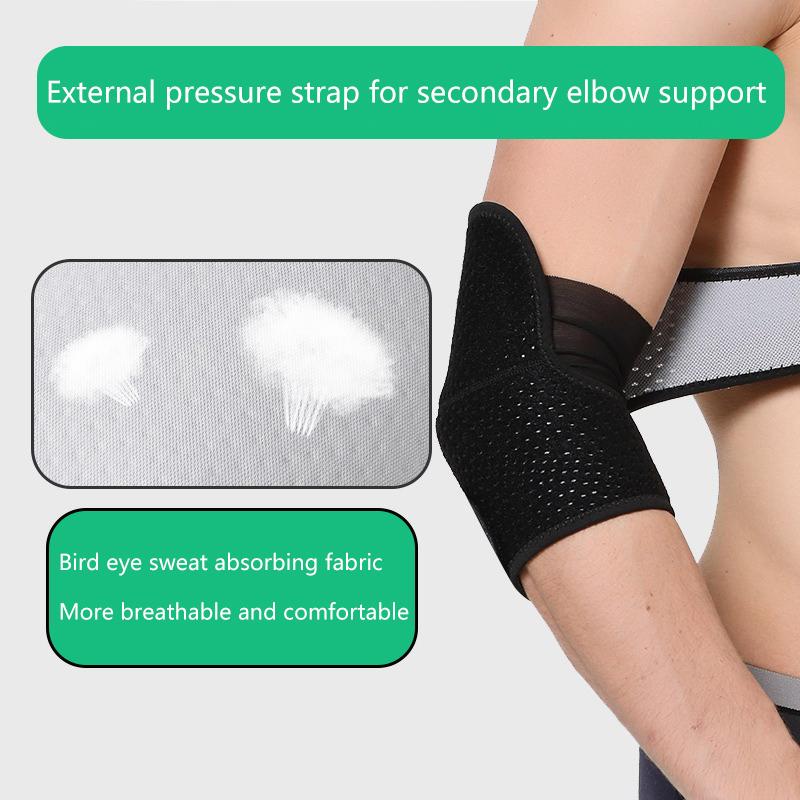 1Pc Sports Elbow Support Bandage Breathable Elbow Pads Basketball Volleyball Gym Adjustable Sports Safety Arm Sleeve Pads