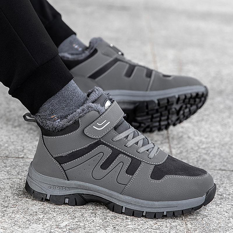 Cloth shoes big foot bone winter cotton shoes piled medium thickened sports shoes
