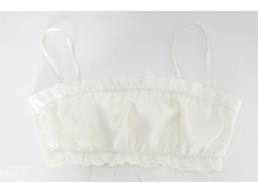 Sexy Silk Ruffle Camisole Pajama Set - Women's Two-Piece Nightwear
