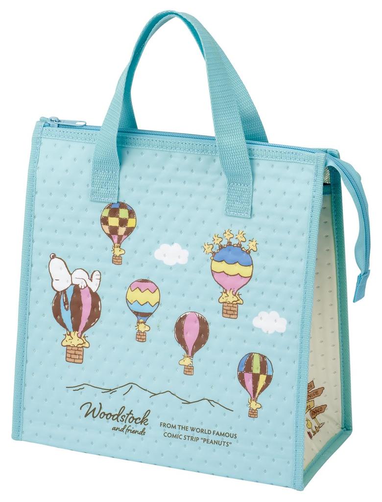 Skater Nonwoven Insulated Lunch Snoopy and Travel Bag, Woodstock, Design, FBC1-A