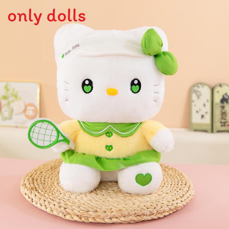 Plush Toy Large Cartoon Tennis Ball Shape With Pp Cotton Filling For Kids And Adults